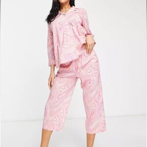Lauren Ralph Lauren Pink Paisley PJ Set